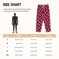 thumbnail image 6 of Haiem white Tree red plaid Women's Pajama Pants Ultra Lightweight Pjs Bottoms Sleepwear Bottom Pants With Pocket Drawstring-Small, 6 of 7