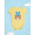 thumbnail image 3 of Cute Cat And Tiger Bodysuit Infant -Image by Shutterstock,  12 Months, 3 of 4