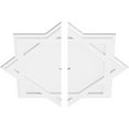 thumbnail image 2 of 26"OD x 1"ID x 14 1/4"C x 1"P Axel Architectural Grade PVC Contemporary Ceiling Medallion, Two Piece, 2 of 11