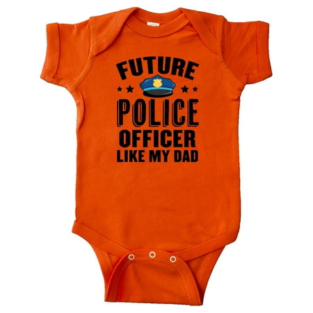 

Inktastic Future Police Officer Like My Dad Gift Baby Boy or Baby Girl Bodysuit