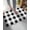 Black, variant on Luxury Plush Bathroom Rugs Mat, Grey Plaid Soft Shaggy Bath Carpet, Spring Summer Farmhouse Buffalo Checkered Non-Slip Floor Mat for Kitchen, Bedroom, 16"x24"