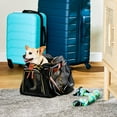 thumbnail image 4 of Vibrant Life Small Pet Travel Carrier, Black and Tan, 17" x 10.5" x 11", 4 of 10