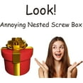 thumbnail image 6 of Annoying Nested Screw Gift Box, Annoying Gift Box, Standard Money Present Box, Prank Gift Boxes, Money Puzzle Box for Cash Gift, Reusable Prank Gift Packaging for Birthday, Christmas & Fun Party Game, 6 of 7