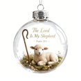 thumbnail image 2 of Light Up Transparent Christmas Ornament Ball,Little Lamb Design Hanging Bauble With Built-in LED Lights,Christmas Tree Mantel Window Decor,C, 2 of 7