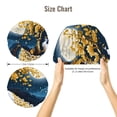thumbnail image 5 of Disketp Moonlit Golden Tree Peacock Adjustable Sleeping Hair Cap, Hairband Sleeping Cap Turban, Unisex, Available for Curly and Straight Hair, 5 of 6