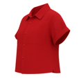 thumbnail image 3 of Blusa George para Mujer, Camisera Rojo Talla EG, 3 of 4
