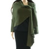 Park Hurst NEW Green Womens One Size Tie-Knot Draped Wrap Sweater