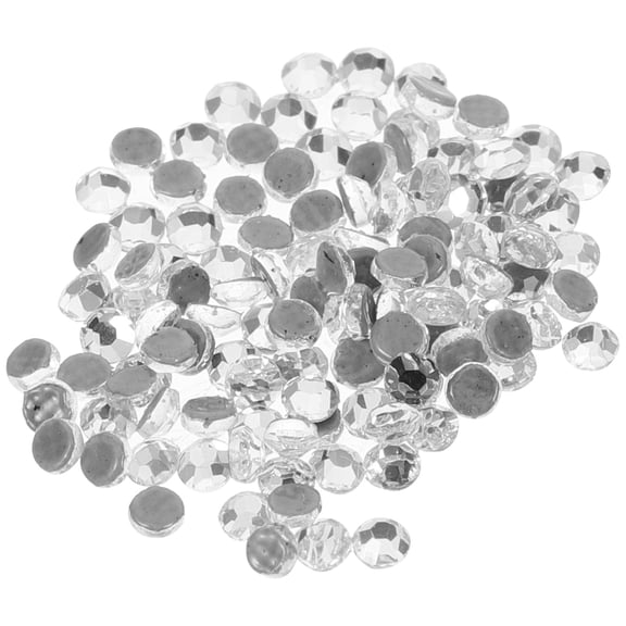 MIPCASE Craft Rhinestones  White Glass Flatback Embellishments for Shoes and Bags 1440Pcs