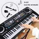 thumbnail image 4 of USB portátil de 61 teclas con Cable USB instrumentos de música órgano Digital eléctrico con de micrófono Baoblaze Teclado de piano digital, 4 of 8