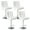 White, variant on EDX Bar Stools Set of 4, Modern Adjustable Armless Swivel Counter Stools with PU Leather, Black