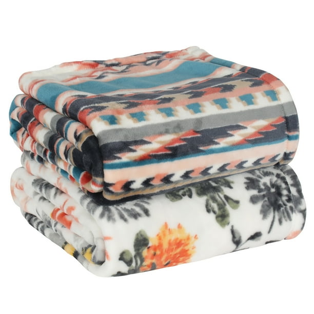 Better Homes & Gardens Oversized Velvet Plush Throw Blanket, 50" x 70