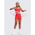 thumbnail image 2 of Shorts CRZ YOGA Butterluxe Deportivo de Cintura Alta Rojo S, 2 of 6