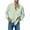 P-Green, variant on 2025 Men Shirts Mens Casual Striped Dress Shirts Men Linen Buckle Collar Pocket Short Sleeve Button Down Men Long