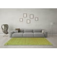 thumbnail image 3 of Ahgly Company Indoor Round Abstract Turquoise Blue Contemporary Area Rugs, 6' Round, 3 of 4