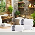 thumbnail image 6 of Premium Cotton Towel - Soft, Absorbent, Quick-Drying Face & Bath Towel, 75x34cm, Available in Blue, White, Pink - 1 Piece, 6 of 7