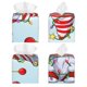 thumbnail image 2 of Balery Funny Christmas Gnome Porta Pañuelos de Cuero con Estampado – Funda Moderna Cuadrada para Caja de Pañuelos, Dispensador 5x5x5'', 2 of 7