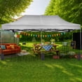 thumbnail image 3 of Ainfox 10x20 Heavy Duty Pop up Canopy Tent with Weighted Sandbags,Outdoor Shade Instant Folding Event Gazebo with Wheeled Bag,White, 3 of 10