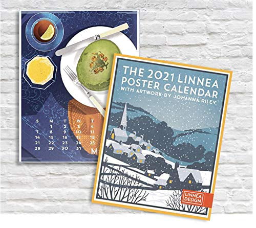 Linnea Design 2019 Month-by-Month Calendar Book Art by Johanna Riley 
