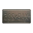 thumbnail image 2 of John Wick | Keanu Reeves 69 Mustang | XAB 235 | Metal Stamped Replica Prop License Plate, 2 of 2