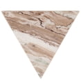 thumbnail image 4 of Safavieh Couture Leahbryanna Modern Marble Triangle End Table, White/Brown, 4 of 10