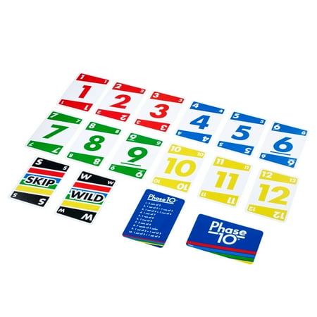 Phase 10 Card Game, Family Game for Adults & Kids, Challenging & Exciting Rummy-Style Play
