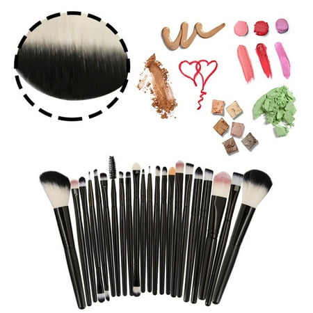Marainbow 22Pcs Makeup Brushes Set Professional Eyebrow Eye Shadow Eyeliner Lip Blusher Foundation Powder