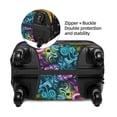 thumbnail image 4 of Balery Luggage Cover Colorful Mushroom Print Suitcase Covers for Luggage Elastic Washable Suitcase Protector Fits 18-32 Inch Luggage-Small, 4 of 9