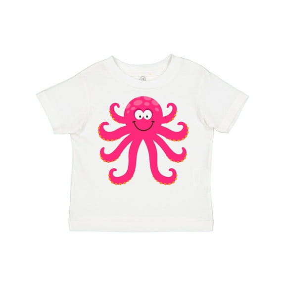 Inktastic Octopus Sea Creature Pink Girls Girls Toddler T-Shirt
