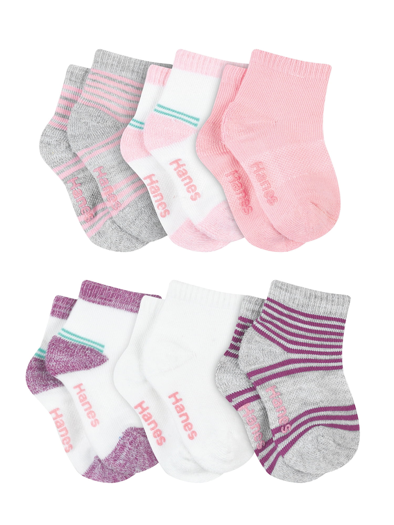 Assorted Ankle Socks, 6pk (Baby Girl and Toddler Girl)