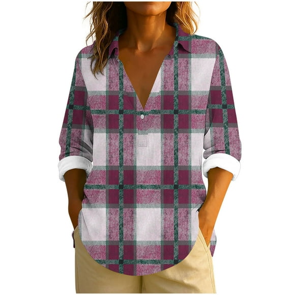 Long Sleeve Tops for Women Fall Outfits for Women Womens Shirt Long Sleeve Henley Shirts for Women Fall Fashion Long Sleeve Shirts for Women Casual