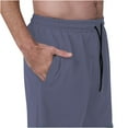 thumbnail image 6 of HOOMEUMY Men's Summer Shorts Solid Color Sportswear Workout Fitness Gym Jogging Shorts with Pockets Sweatpants Beach Shorts Gray S, 6 of 6