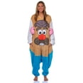 thumbnail image 3 of Mr. Potato Head Costume Pajama Union Suit Kigurumi Adult Fleece 1PC Footless Sleeper Loungewear For Men Women, 3 of 7