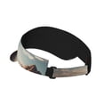 thumbnail image 2 of Fotbe Pyramid Desert Cat Visera Deportiva con Diseño, Gorra Abierta Ajustable de Algodón para Mujer y Hombre, 2 of 7