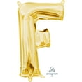 thumbnail image 1 of Anagram International Party-Eh! Gold Letter F Balloon, 1 of 3