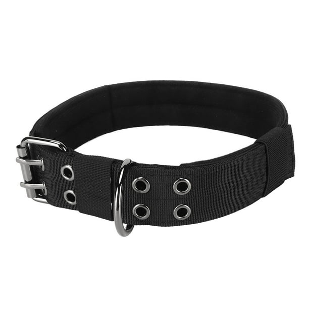 Collar para Perros Bling Bling Ajustable y Resistente con Gancho y Bucle Negro XL