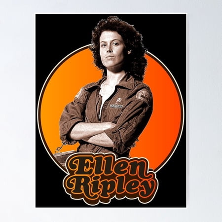 Sci Fi Horror Space Nostalgia Female Hero Alien Tribute Wall Art Geek Decor Unframed Canvas
