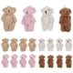 thumbnail image 1 of 20pcs mini osos peluche juguetes peluche ositos rellenos con llavero accesorios de bricolaje, 1 of 6