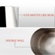 thumbnail image 2 of 600ml Stainless Steel Milk and Coffee Frothing Pitcher with Thermometer (蓝), 2 of 4