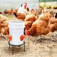 thumbnail image 7 of EUDIDV Pet Feeding Tools Metal Stand For Chicken Feeder Waterer Round Supports Rack For Buckets Barrels Equipped Installed With Feeder Waterer Port Creature Care Feeder, 7 of 7