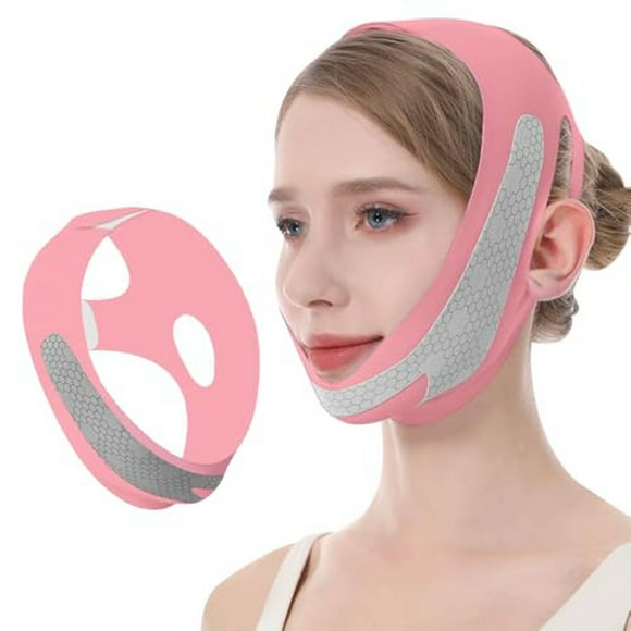 Bagmrteho V Line V Line Chin Strap For Sleeping Chin Strap For Women Jaw Exerciser LightPink 1pc Good Head Face Cleansing Brush Silicone Facial Brushes for Cleaning And Exfoliating Wart Remover for