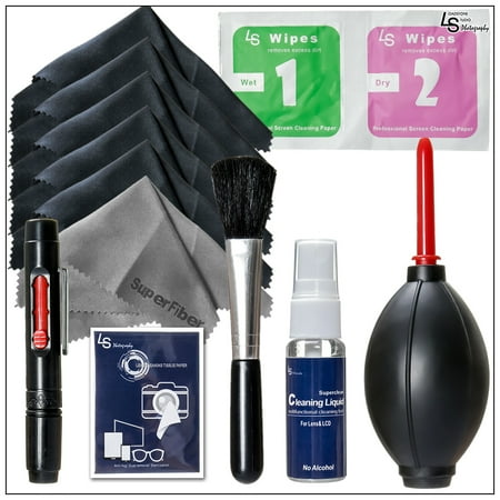 Camera Cleaning Kit Bundle For Cameras, Lenses, Filters, and Other Sensitive Electronics and Optical Equipment by Loadstone Studio WMLS1249