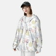 thumbnail image 3 of Lsque Hand Drawn Rabbit UPF 50+ Lightweight Sun Protection Men's Women's Long Sleeve Shirt, Hoodie Performance -Small, 3 of 9