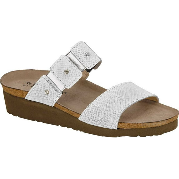 Women's Naot Ashley White Snake Leather 39 M