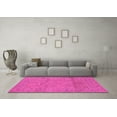 thumbnail image 3 of Ahgly Company Indoor Rectangle Abstract Pink Modern Area Rugs, 7' x 9', 3 of 4