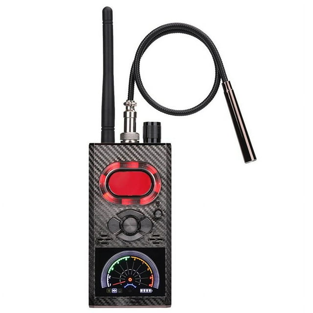 K99 Detector Radio Frequency Signal Wireless Camera Lens Gps Scanning Detector Multi-Scene Detection Tool Black