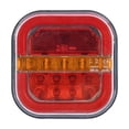 thumbnail image 2 of 24V LED Square Hamburger Lights Water Truck Running Lights with Steady for Trailers & Semi Trucks, 2 of 5