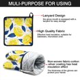 thumbnail image 7 of Blue Lemon Kitchen Oven Mitt and Pot Holder Sets 4 Pcs for Baking, Cooking and Grilling, Heat Resistant Up To 392 °F, 7 of 7