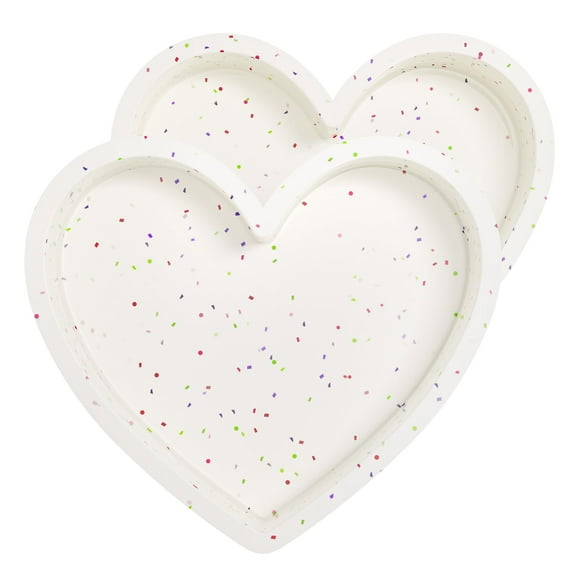 Heart Shaped Cake Pan 10 Inch, Nonstick Silicone Baking Mold for Cakes Cheesecakes Brownies, Valentine Wedding Anniversary Birthday, Off-white