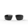 thumbnail image 2 of EDGE Brazeau Wrap-Around Safety Glasses, Anti-Scratch, Non-Slip, UV 400, Military Grade, ANSI/ISEA & MCEPS Compliant, 5.04" Wide, White Frame/Smoke Lens, 2 of 5