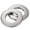 M5 Silver(100PCS), variant on M6 Flat Washers Carbon Steel 200HV Black Zinc Plated, 80 PCS Metric Plain Washers Heavy Duty Hardware Fasteners for Bolts Nuts Screws